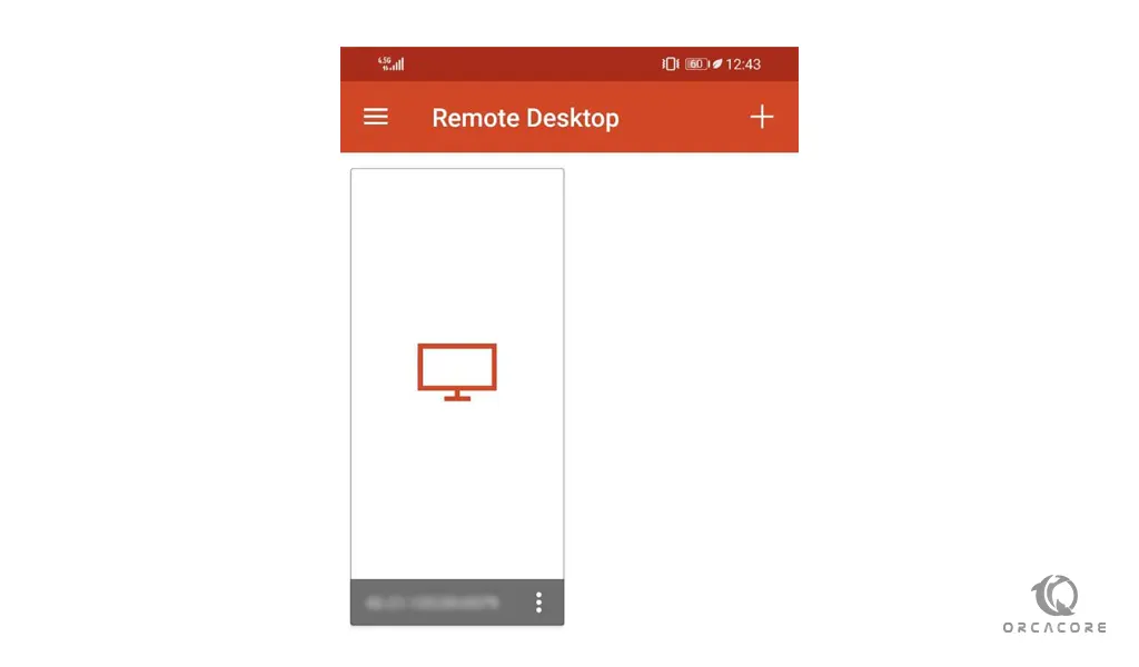 remote desktop app on android device