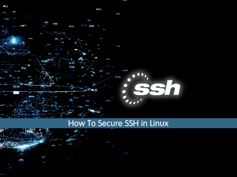 how to secure SSH in Linux