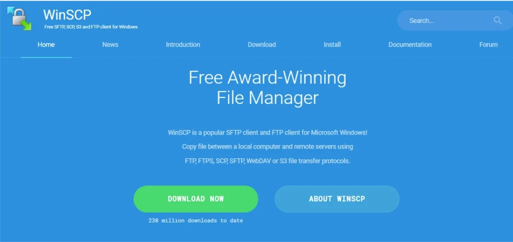 Download WinSCP Windows
