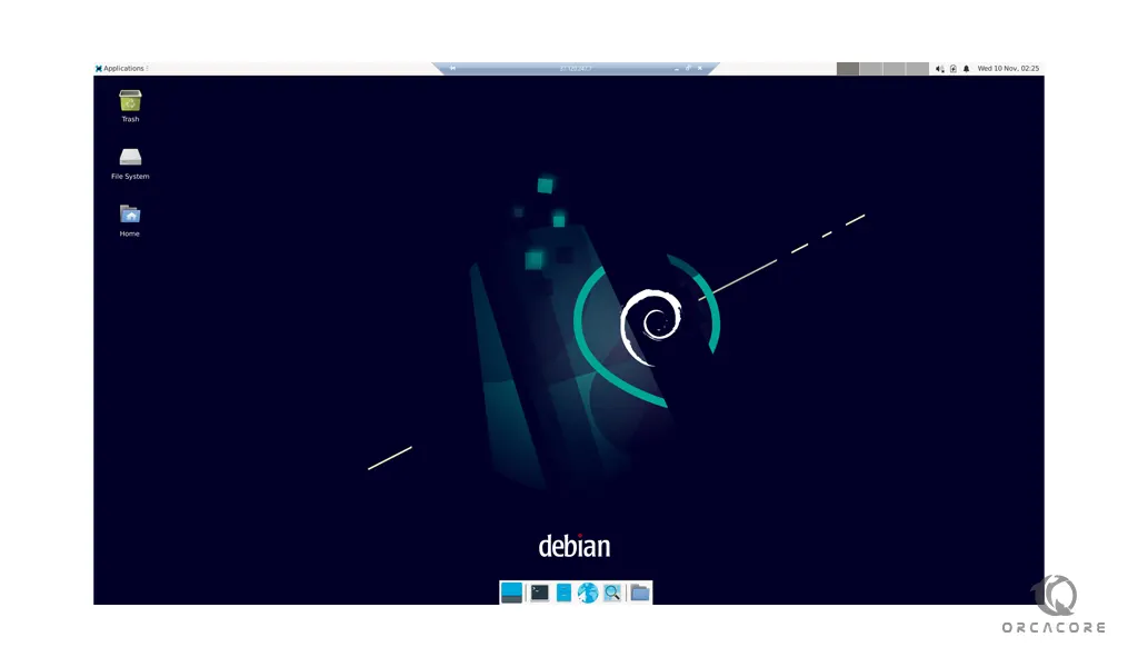Debian 11 desktop environment with Xrdp