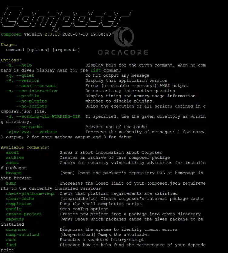 Access PHP Composer 