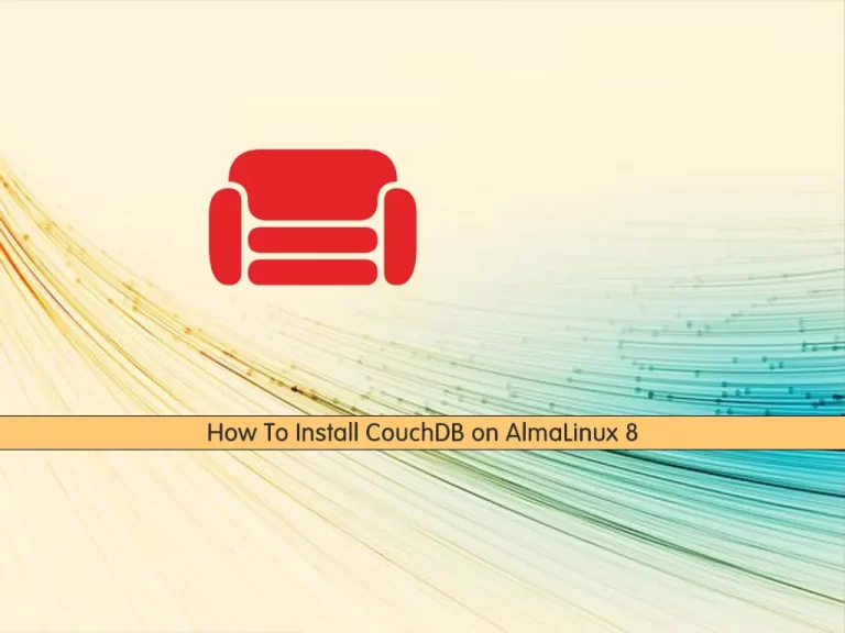 How To Install CouchDB on AlmaLinux 8