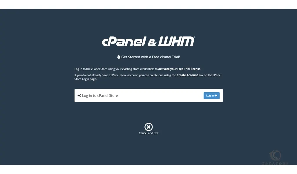 activate cPanel free trial on Centos 7