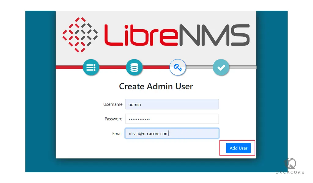 LibreNMS admin user on Debian 11
