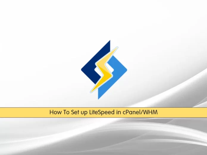 Set up LiteSpeed in cPanel and WHM