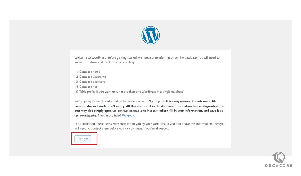 WordPress info