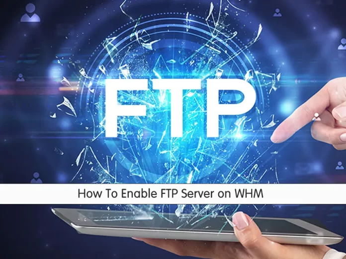 Enable FTP Server on WHM