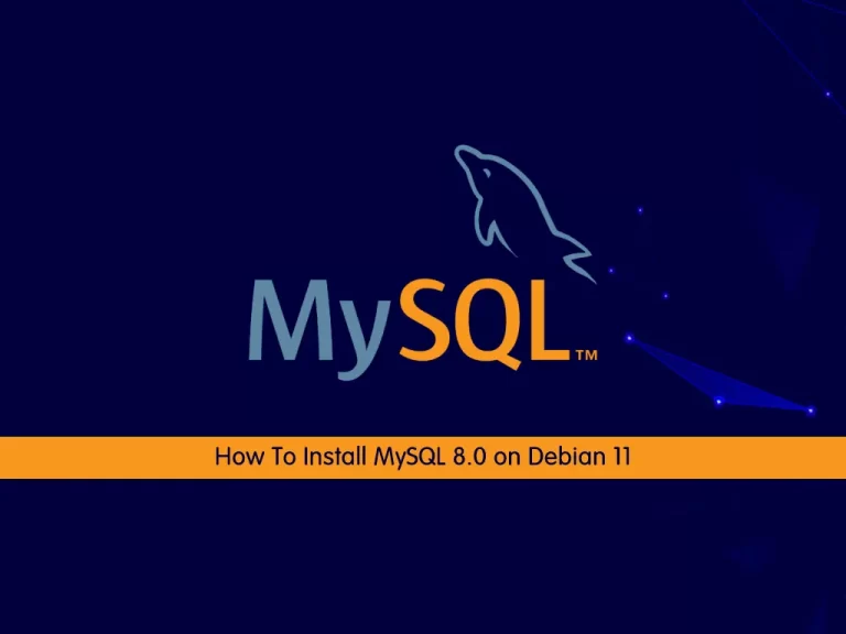 Install MySQL 8.0 on Debian 11