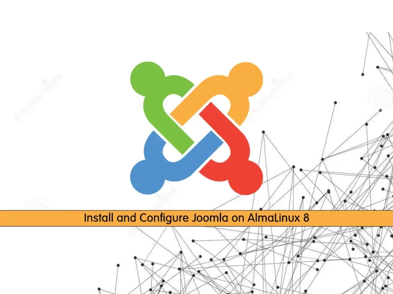 Install and Configure Joomla on AlmaLinux 8