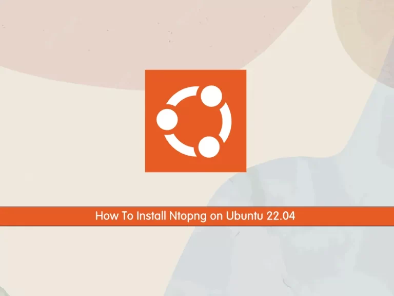 Install Ntopng on Ubuntu 22.04