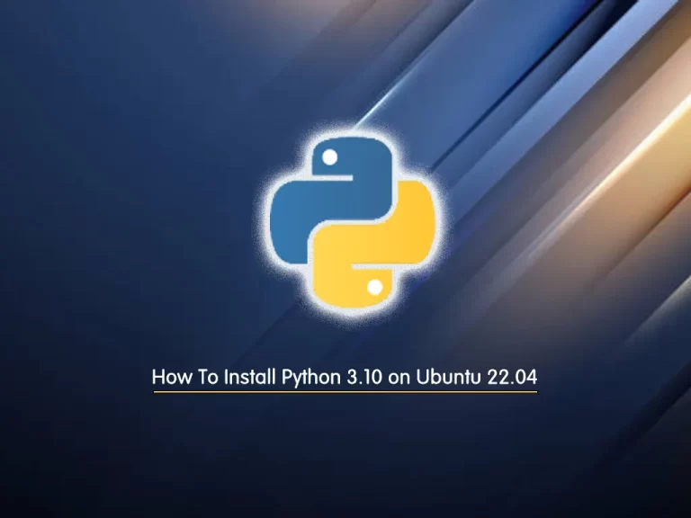 Install Python 3.10 on Ubuntu 22.04