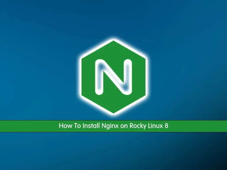 Install Nginx on Rocky Linux 8