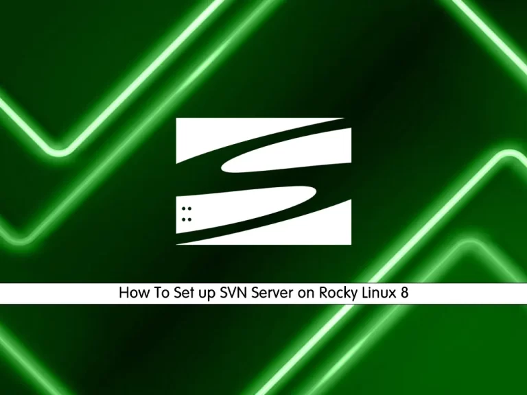 Set up SVN Server on Rocky Linux 8