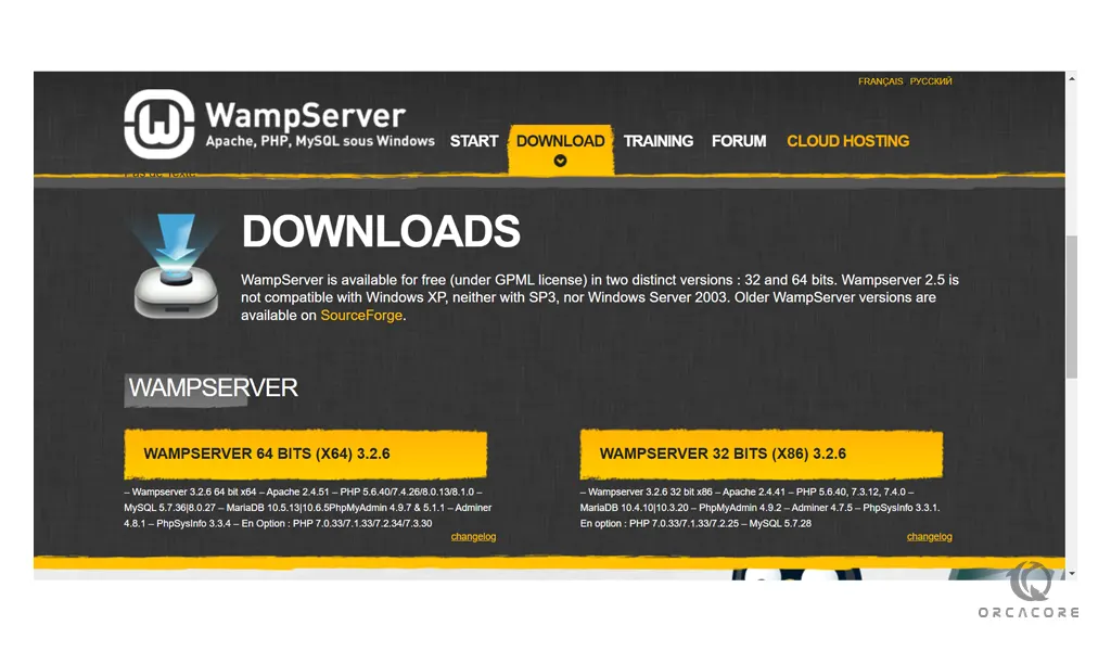 Download WAMP Server