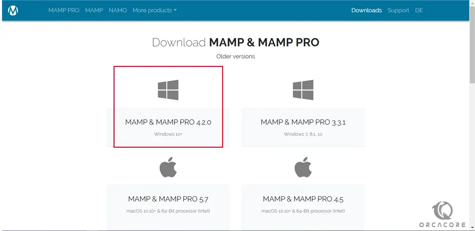 Download MAMP for Windows 10