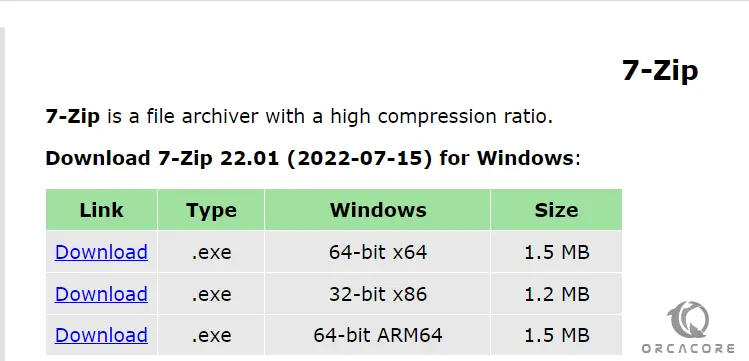 7 zip download windows server 2022