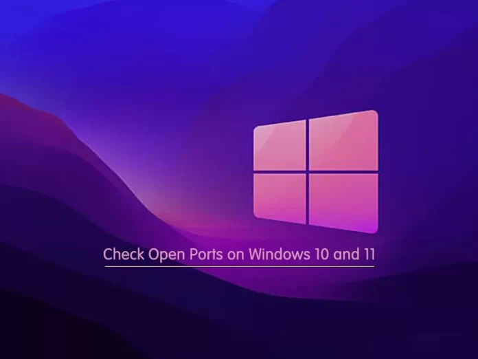 Check Open Ports on Windows