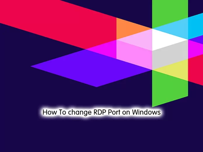 How To change RDP Port on Windows