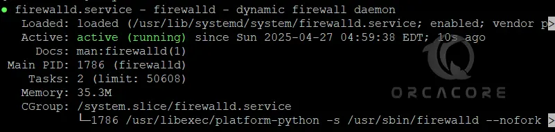 Check FirewallD Status on Rocky Linux 8