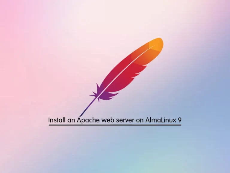 Install an Apache web server on AlmaLinux 9