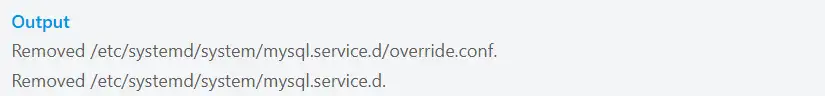 Revert the Database Server to Normal Settings