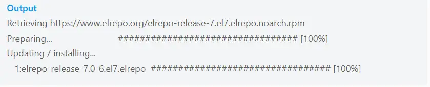 Add ELRepo Repository on CentOS 7
