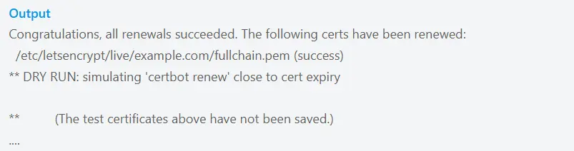Set up Auto-Renewal Of the Let's Encrypt Certifications