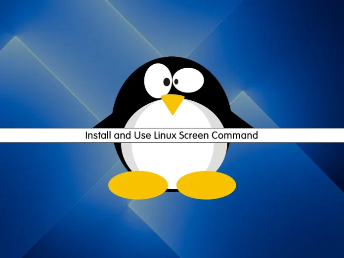 Install and Use Linux Screen Command