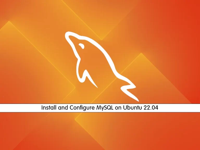 Install MySQL on Ubuntu 22.04