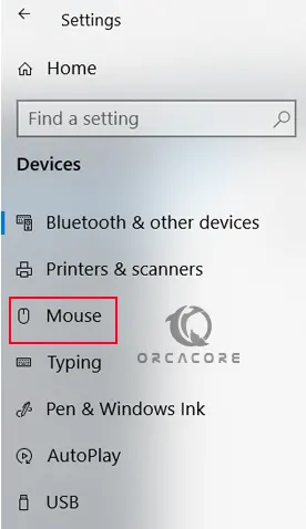 Device Settings on Windows 10