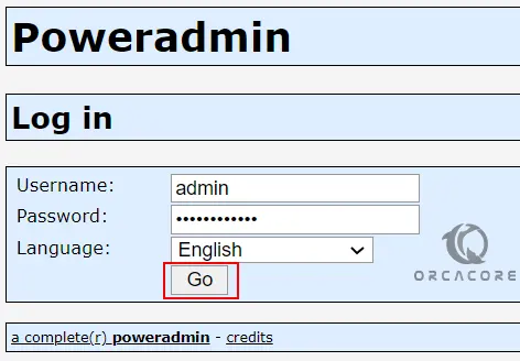 powerdns admin login page centos 7