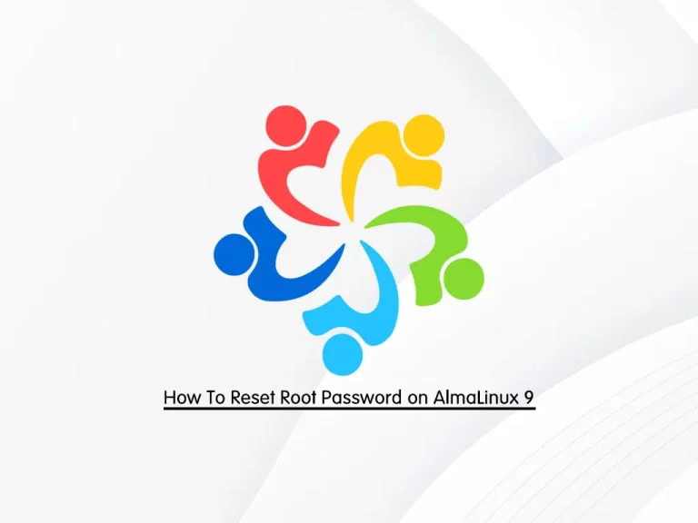 Reset Root Password on AlmaLinux 9