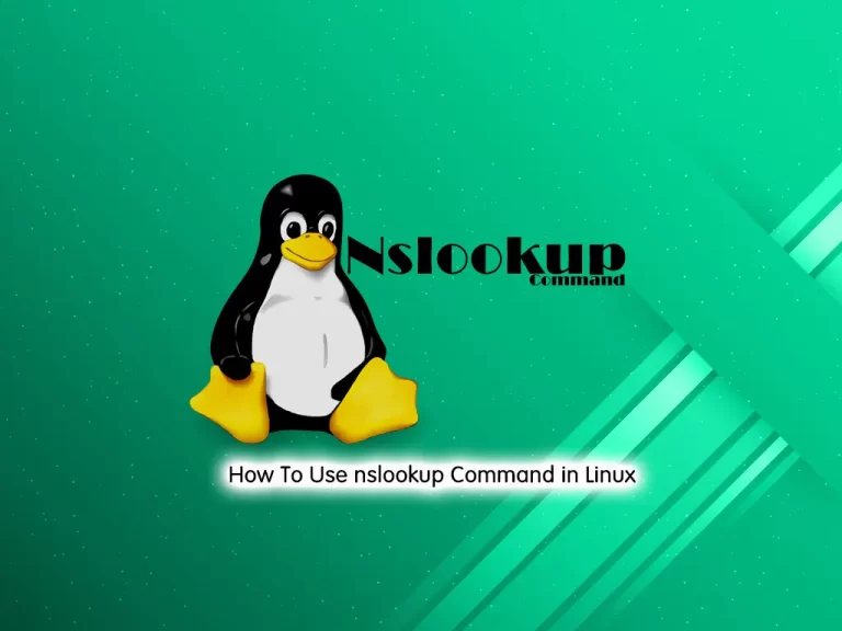 Use nslookup Command in Linux