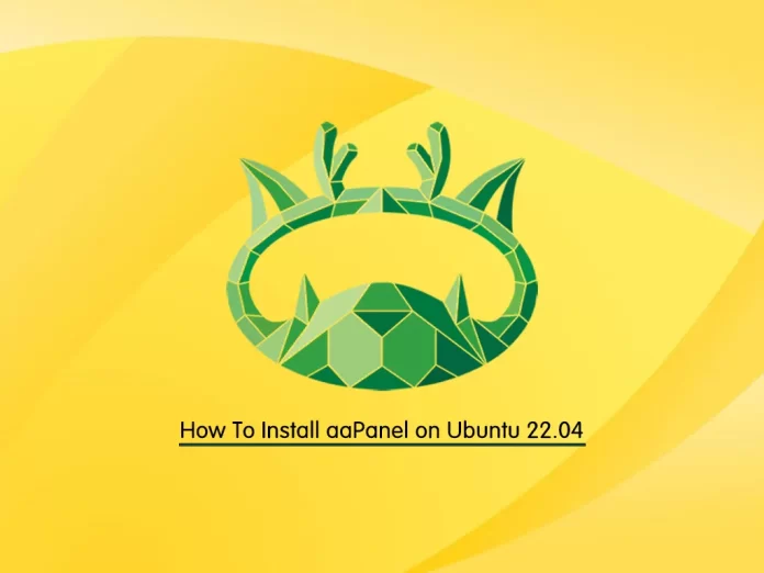 Install aaPanel on Ubuntu 22.04