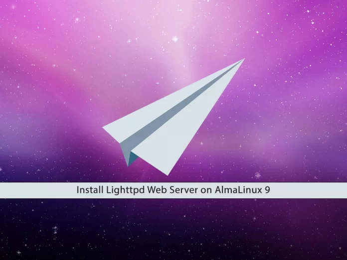 Install Lighttpd on AlmaLinux 9