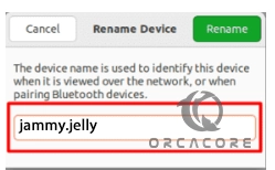 Rename Ubuntu Device