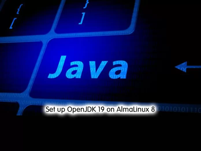 Set up or Install OpenJDK 19 (Java 19) on AlmaLinux 8