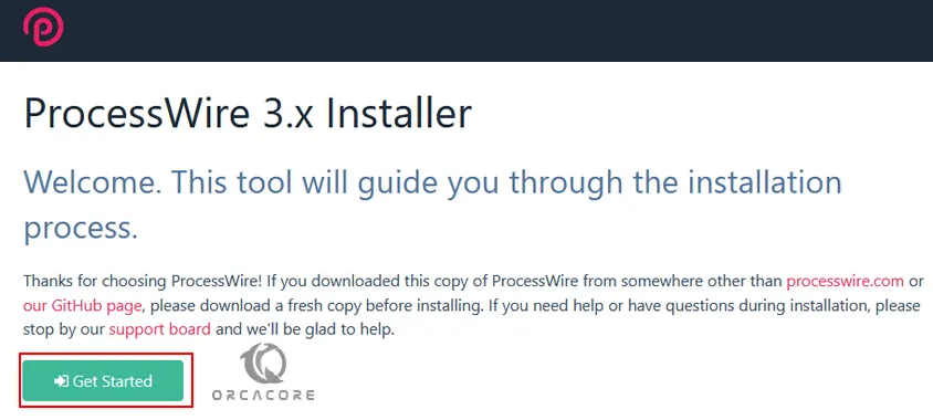 ProcessWire Welcome