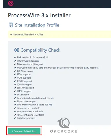 ProcessWire Compatibility Check