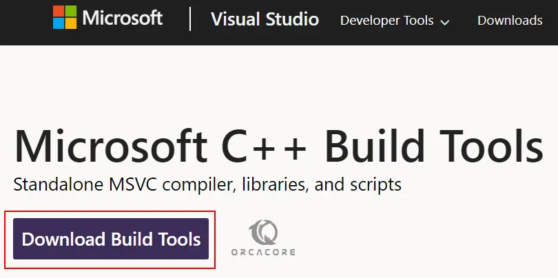 Download Build Tools for Windows