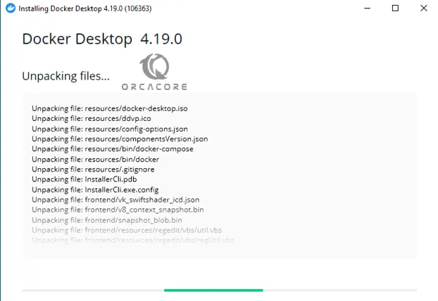 Docker desktop installation process