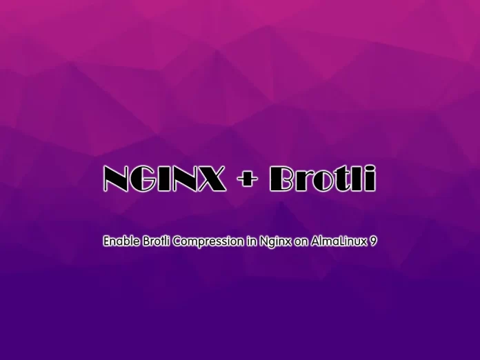 Enable Brotli Compression in Nginx on AlmaLinux 9 - orcacore.com