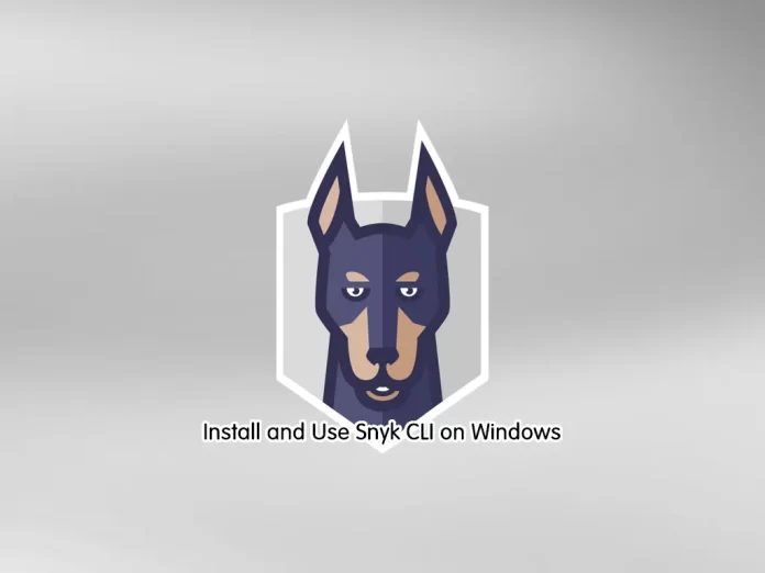 Install and Use Snyk CLI on Windows - orcacore.com