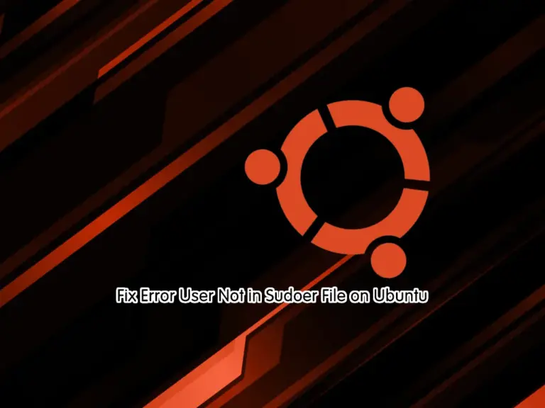 Fix Error User Not in Sudoer File on Ubuntu - orcacore.com