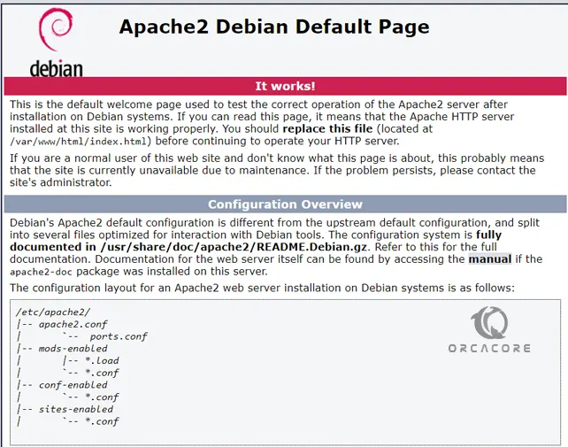 Apache installation on Debian 12