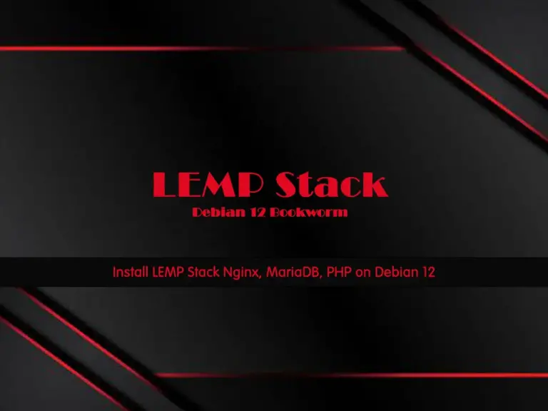 Install LEMP Stack Nginx, MariaDB, PHP on Debian 12 - orcacore.com