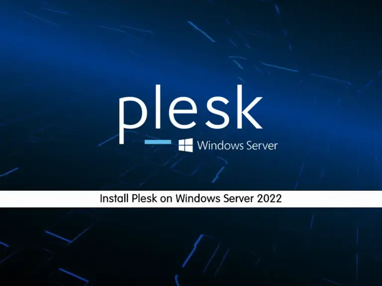 Install Plesk on Windows Server 2022 - orcacore.com