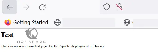 Apache Dockerfile container