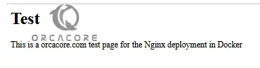 Run Nginx Dockerfile Container