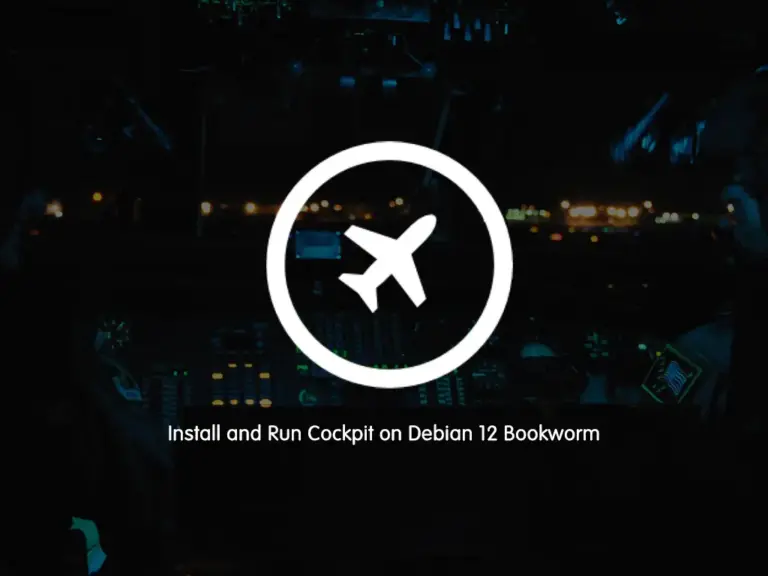 Install and Run Cockpit on Debian 12 Bookworm - orcacore.com